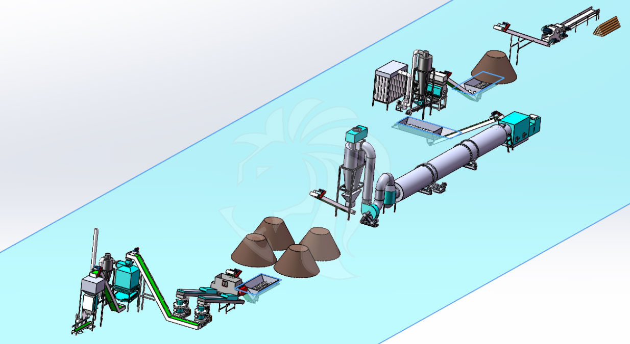 palm-tree-biomass-pellet-production-line